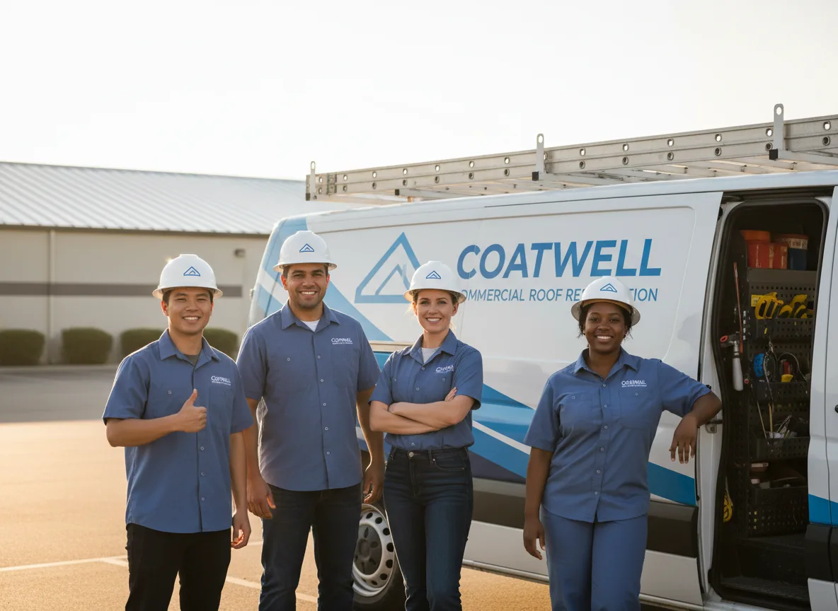 Commercial roof coating company in Reedville, VA